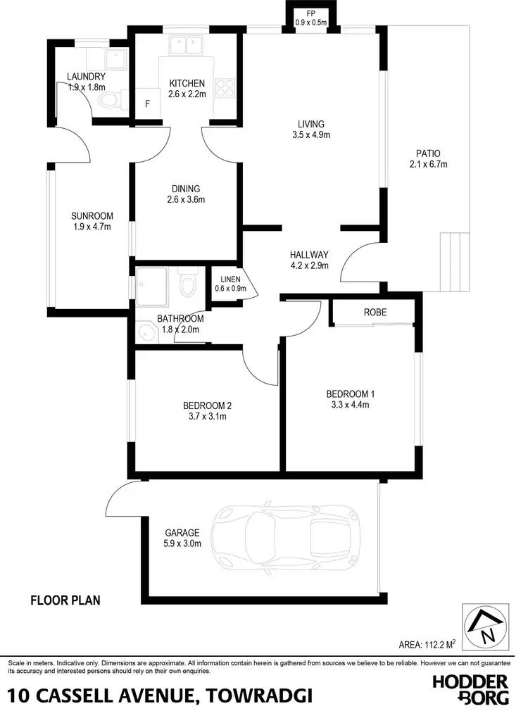Floorplan of Homely house listing, 10 Cassell Avenue, Towradgi NSW 2518