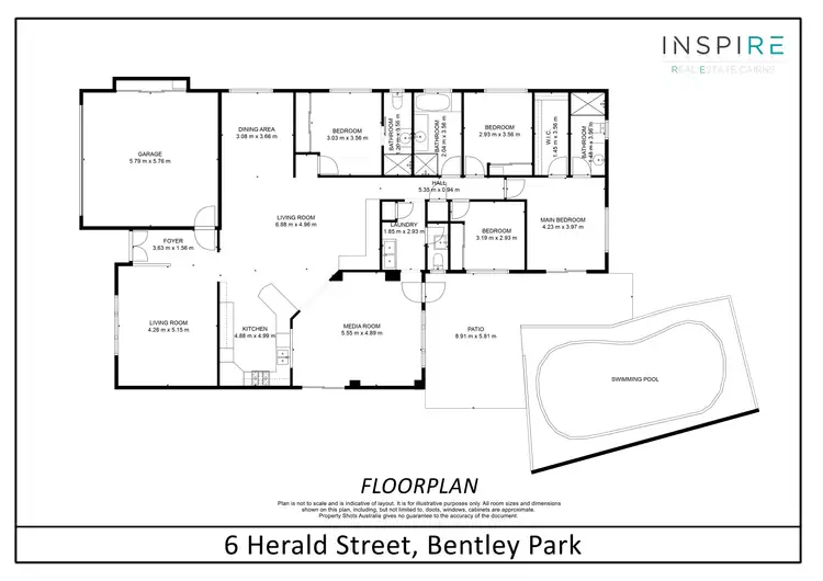 Floorplan of Homely house listing, 6 Herald Street, Bentley Park QLD 4869