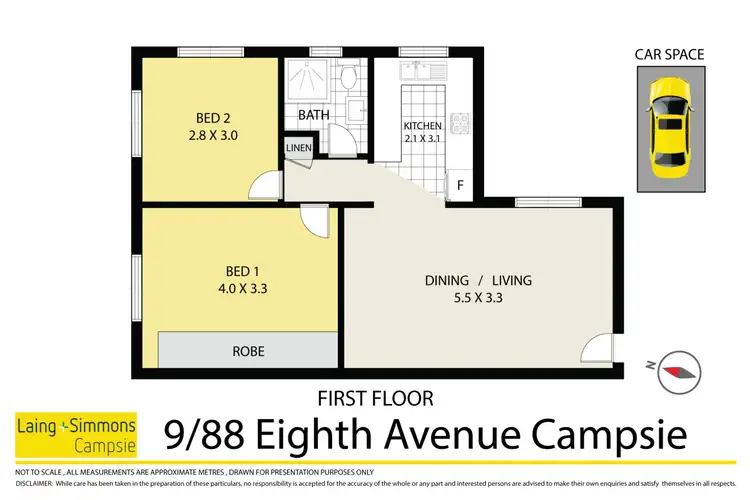 Floorplan of Homely unit listing, 9/88 Eighth Avenue, Campsie NSW 2194