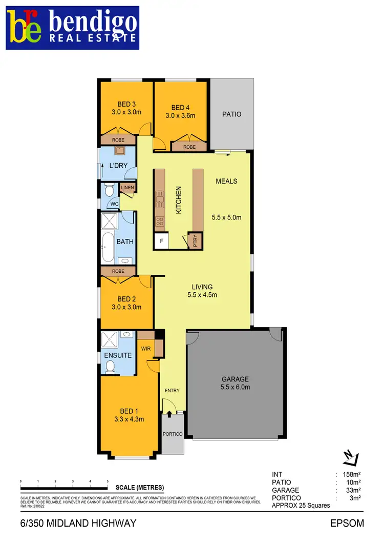 Floorplan of Homely house listing, 6/350 Midland Highway, Epsom VIC 3551