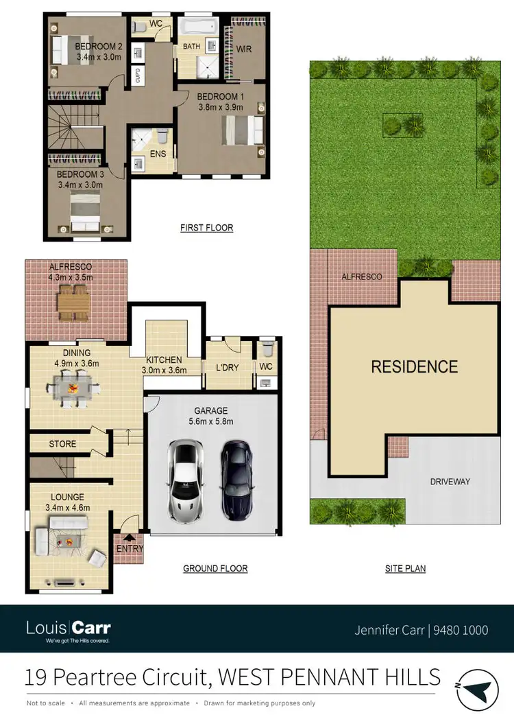 Floorplan of Homely house listing, 19 Peartree Circuit, West Pennant Hills NSW 2125