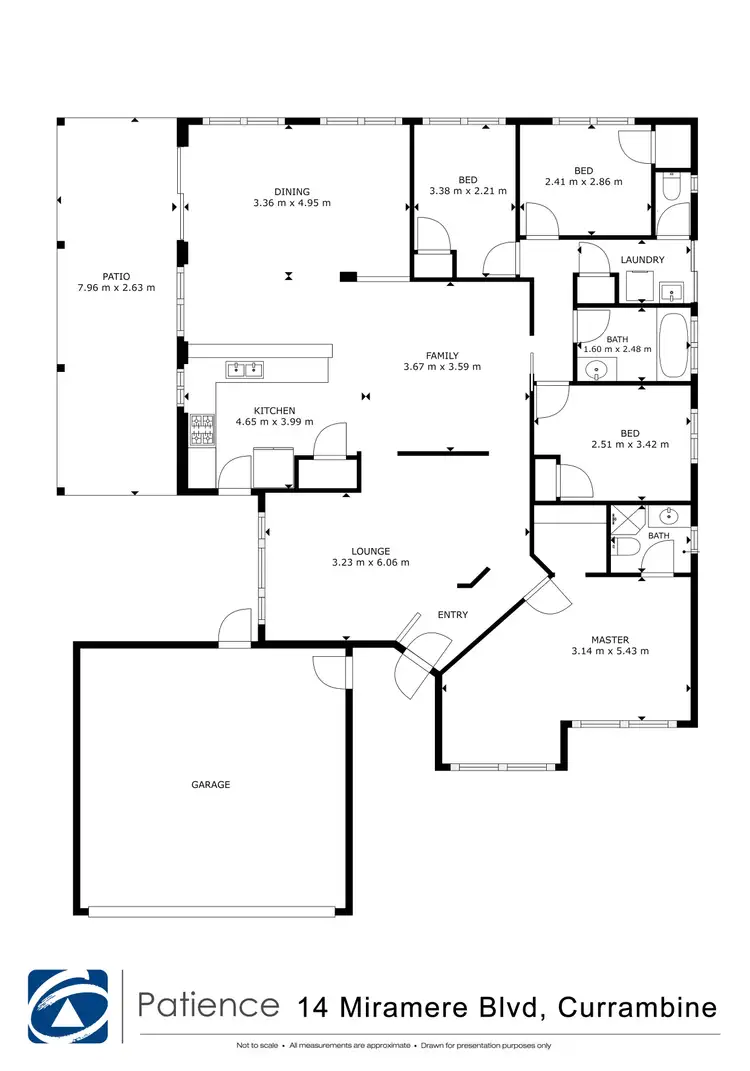 Floorplan of Homely house listing, 14 Miramare Boulevard, Currambine WA 6028