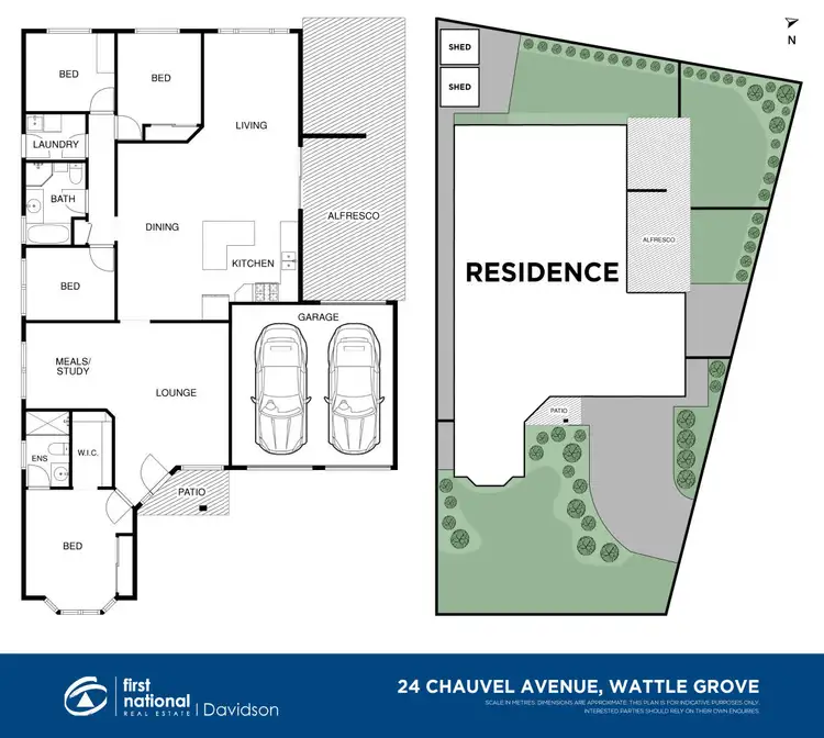 Floorplan of Homely house listing, 24 Chauvel Avenue, Wattle Grove NSW 2173