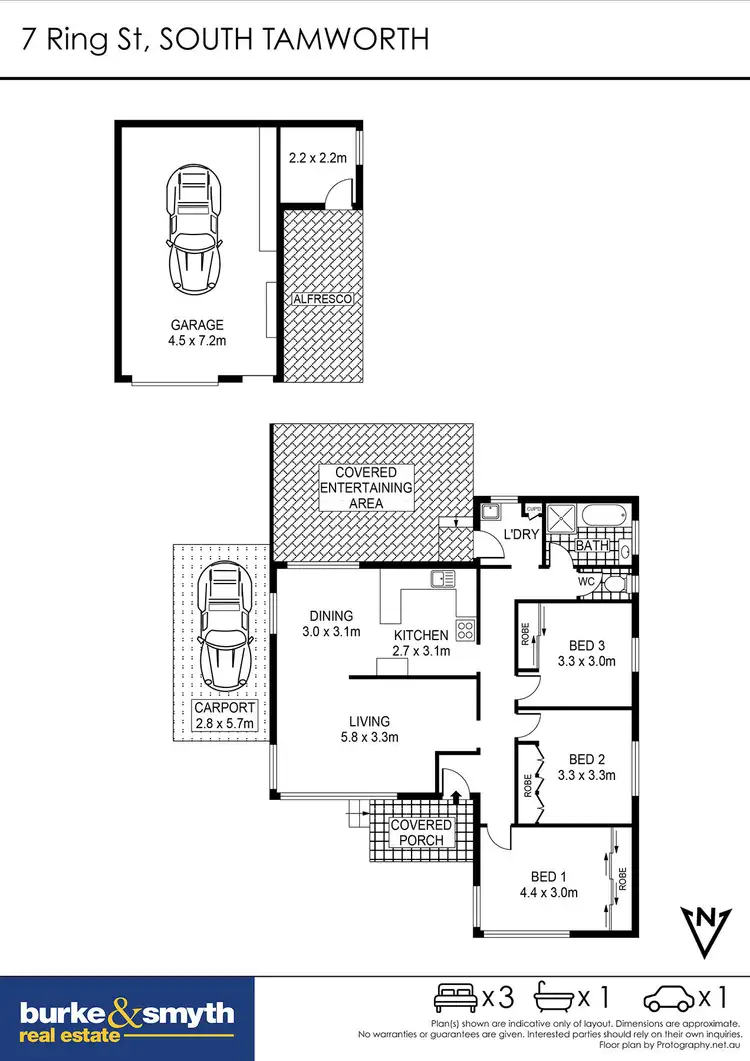 Floorplan of Homely house listing, 7 Ring Street, Tamworth NSW 2340