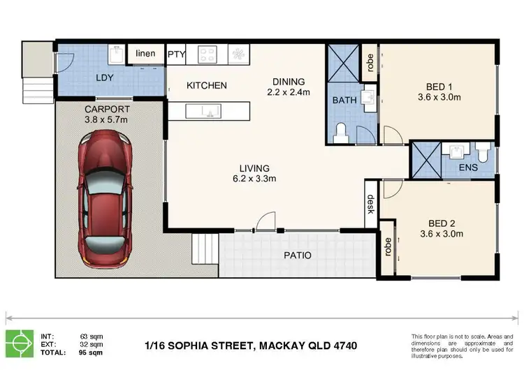 Floorplan of Homely townhouse listing, Address available on request