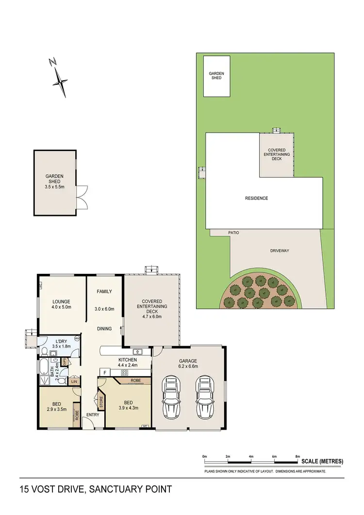 Floorplan of Homely house listing, 15 Vost Drive, Sanctuary Point NSW 2540