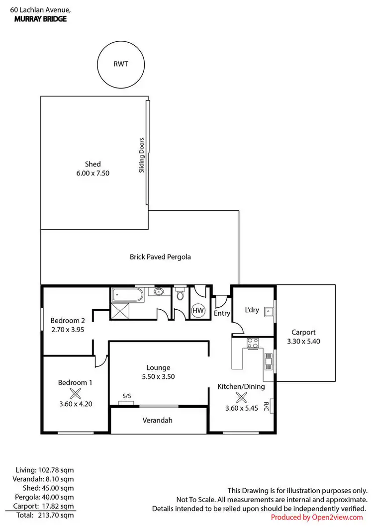 Floorplan of Homely house listing, 60 Lachlan Avenue, Murray Bridge SA 5253