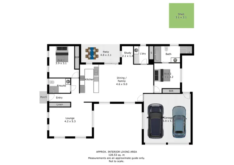 Floorplan of Homely house listing, 41 Thomas Wedge Drive, Wangaratta VIC 3677