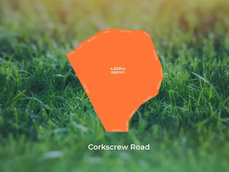Floorplan of Homely land listing, 224 Corkscrew Road, Montacute SA 5134