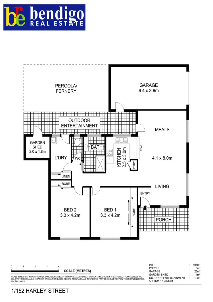 Floorplan of Homely house listing, 1/152 Harley Street, Strathdale VIC 3550