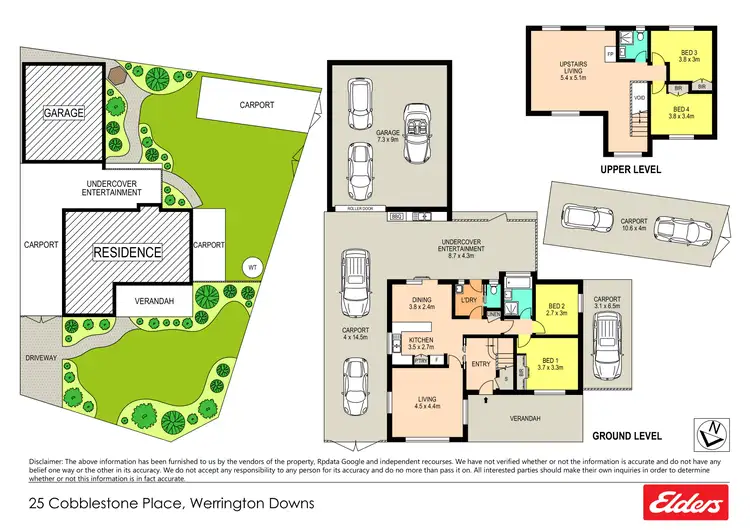 Floorplan of Homely house listing, 25 Cobblestone Place, Werrington Downs NSW 2747