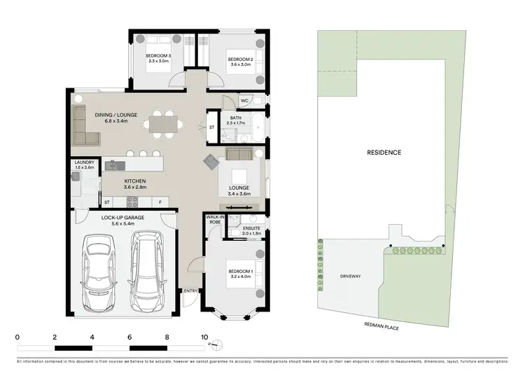 Floorplan of Homely unit listing, 1/10 Redman Place, Soldiers Point NSW 2317
