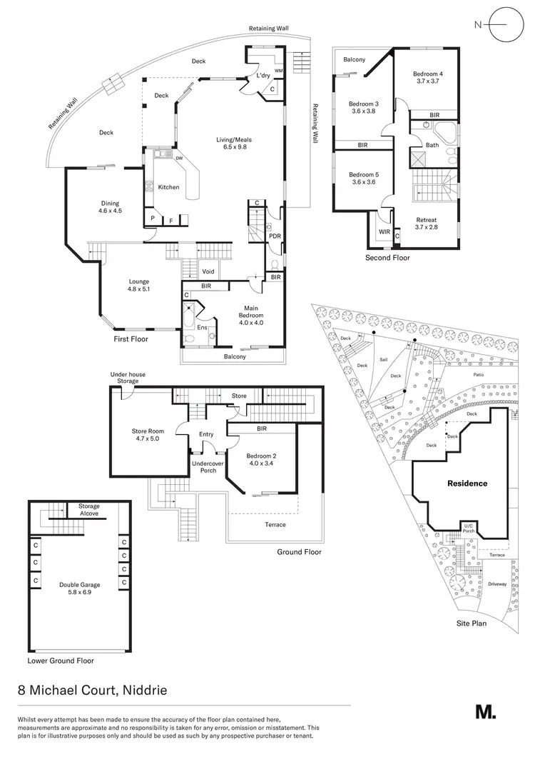 Floorplan of Homely house listing, 8 Michael Court, Niddrie VIC 3042
