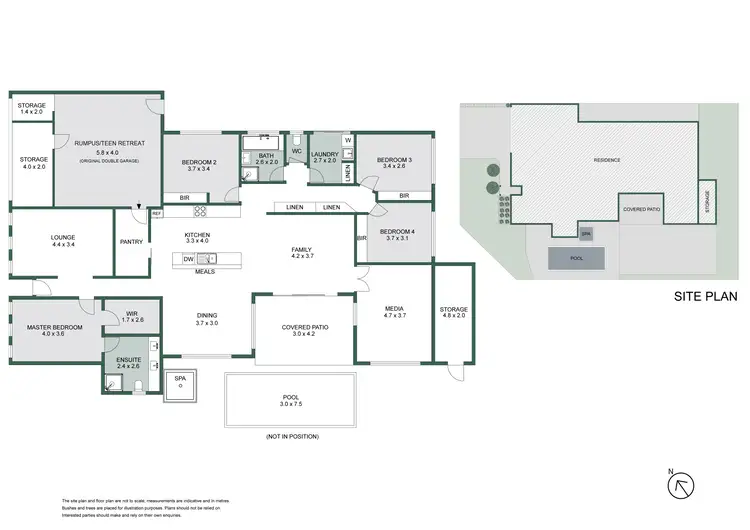 Floorplan of Homely house listing, 22 Amberley Drive, Mount Martha VIC 3934