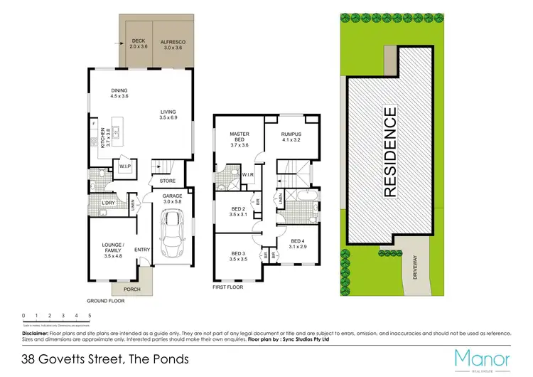 Floorplan of Homely house listing, 38 Govetts Street, The Ponds NSW 2769