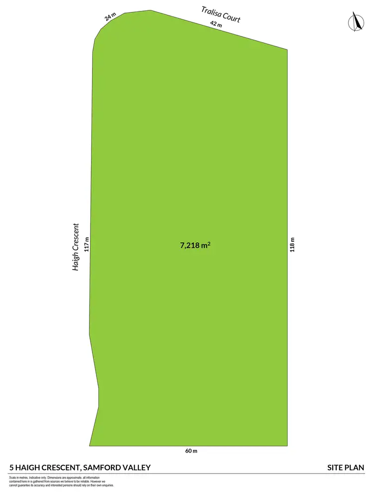 Floorplan of Homely land listing, 5 Haigh Crescent, Samford Valley QLD 4520