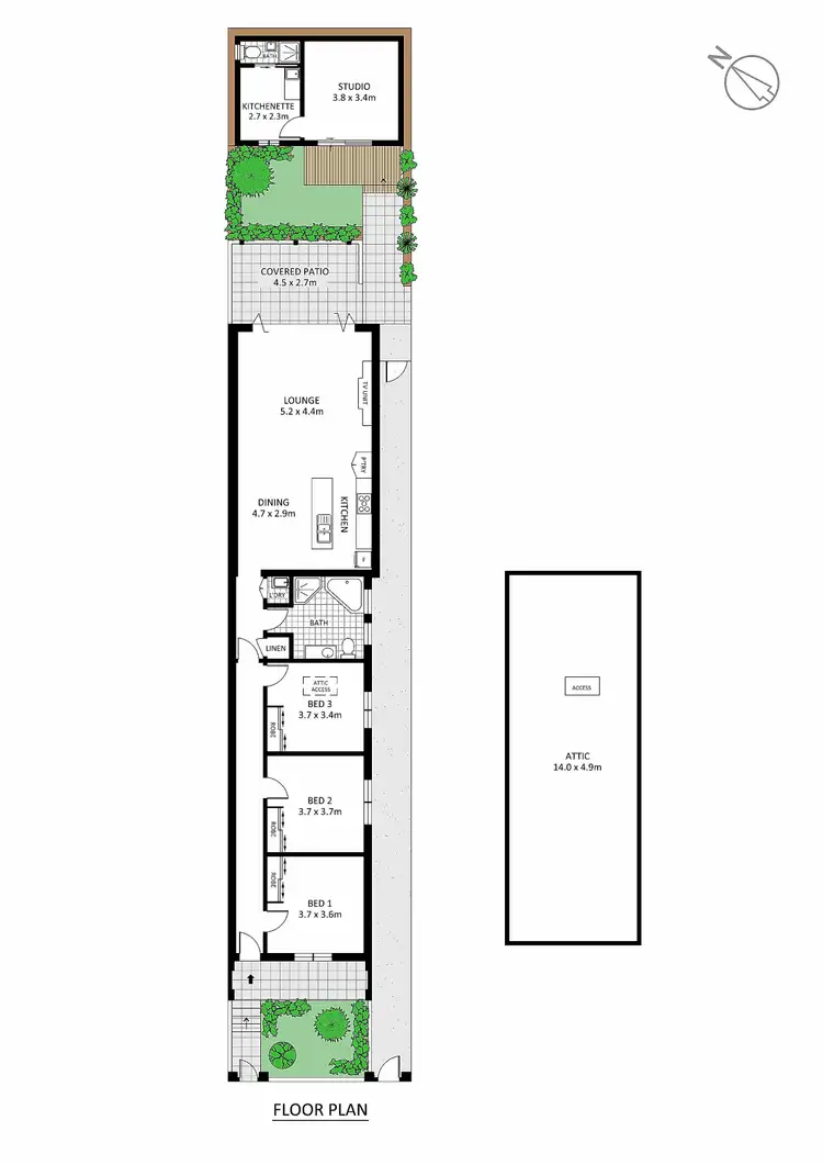 Floorplan of Homely house listing, 35 Union Street, Tempe NSW 2044