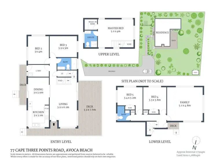 Floorplan of Homely house listing, 77 Cape Three Points Road, Avoca Beach NSW 2251