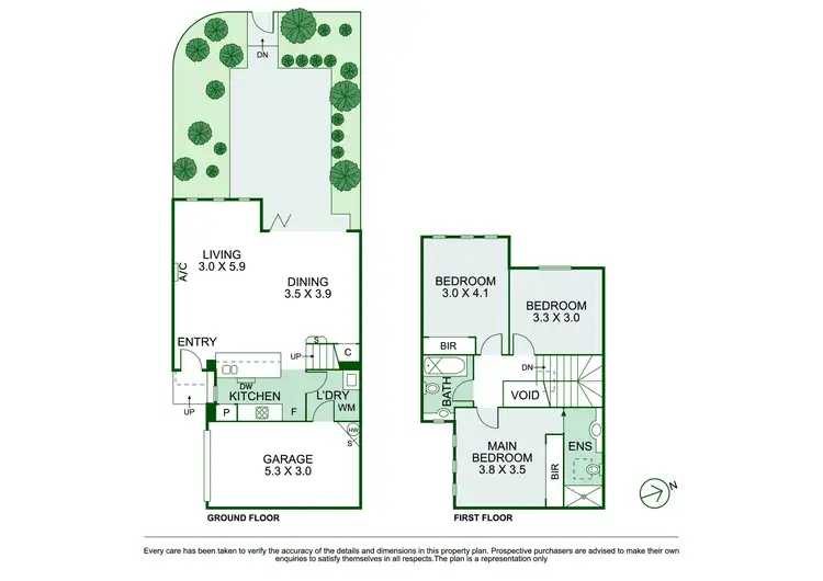 Floorplan of Homely house listing, 65A Alfred Street, Prahran VIC 3181