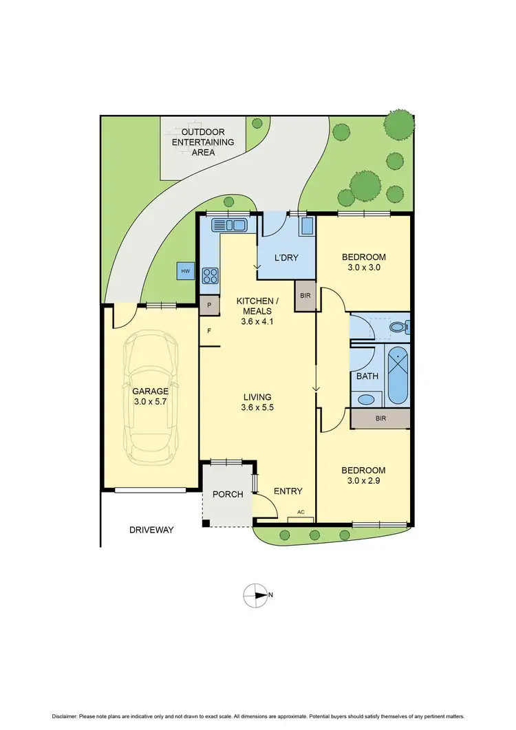 Floorplan of Homely unit listing, 4/101 Grandview Avenue, Pascoe Vale South VIC 3044
