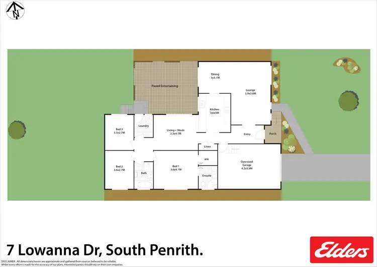 Floorplan of Homely house listing, 7 Lowanna Drive, South Penrith NSW 2750