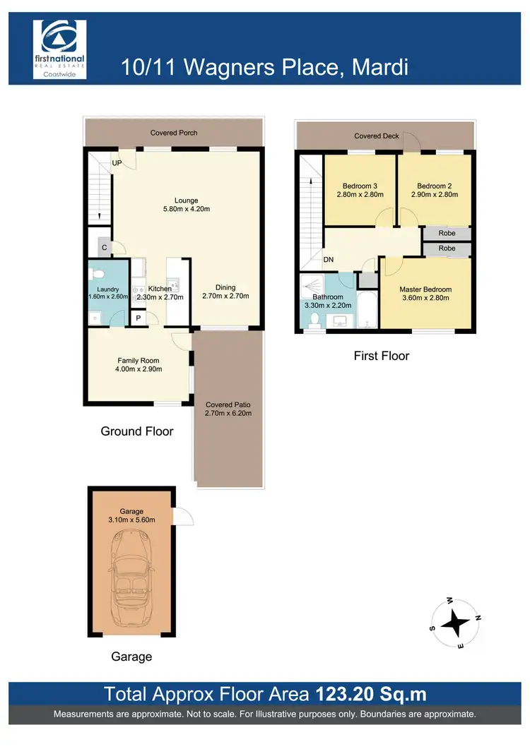 Floorplan of Homely townhouse listing, 10/11 Wagners Place, Mardi NSW 2259