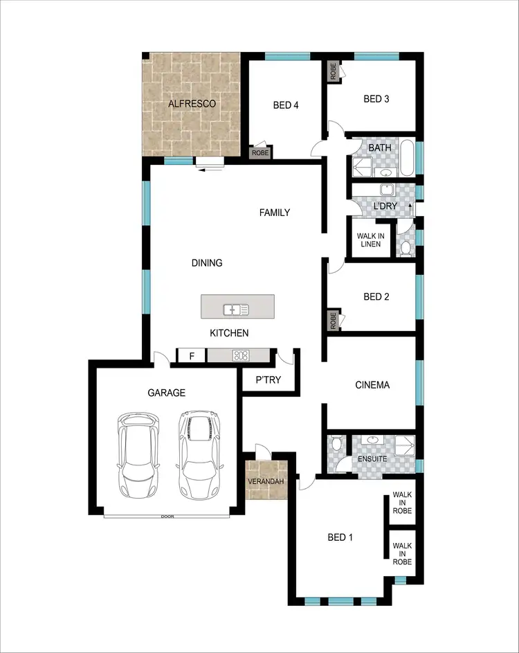 Floorplan of Homely house listing, 23 Duncan Loop, Millbridge WA 6232