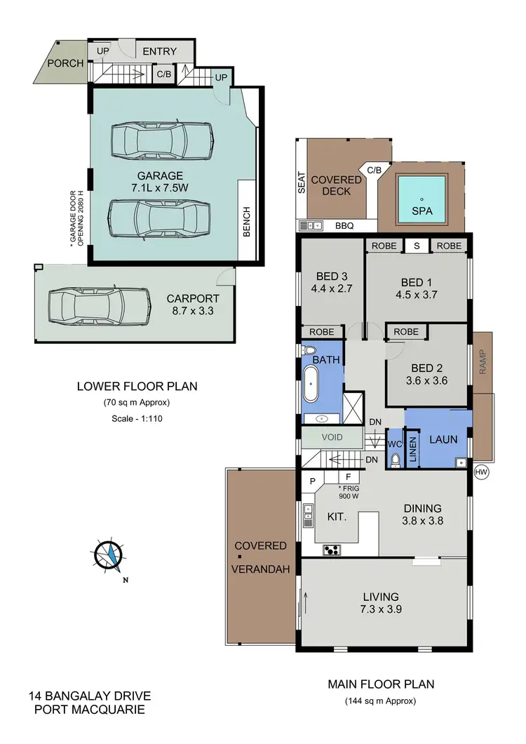 Floorplan of Homely house listing, 14 Bangalay Drive, Port Macquarie NSW 2444