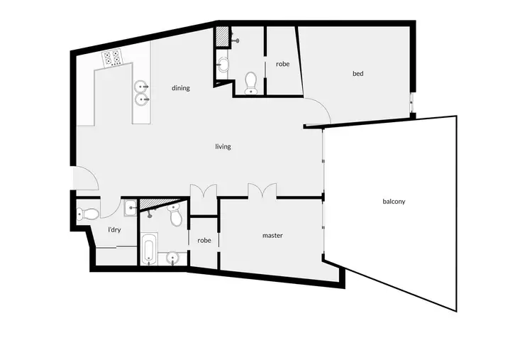 Floorplan of Homely apartment listing, 403/27-29 Wharf Street, Cairns City QLD 4870