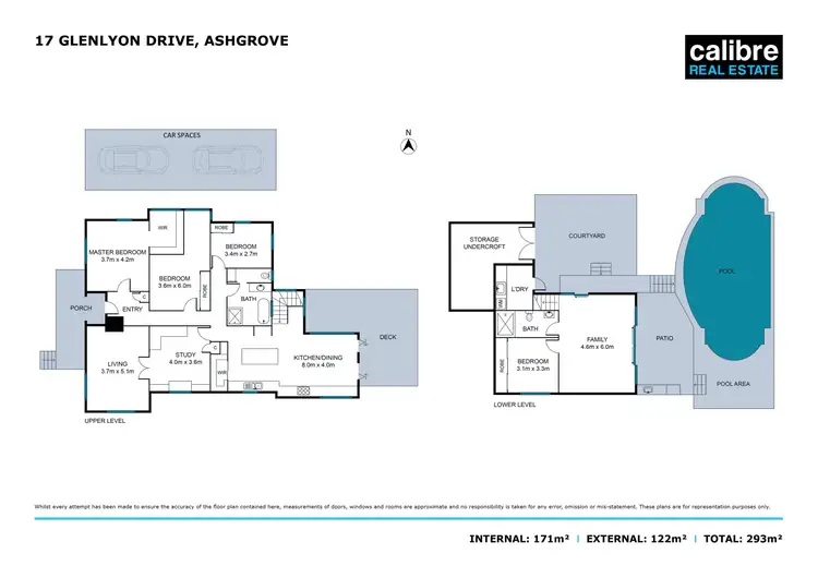 Floorplan of Homely house listing, 17 Glenlyon Drive, Ashgrove QLD 4060