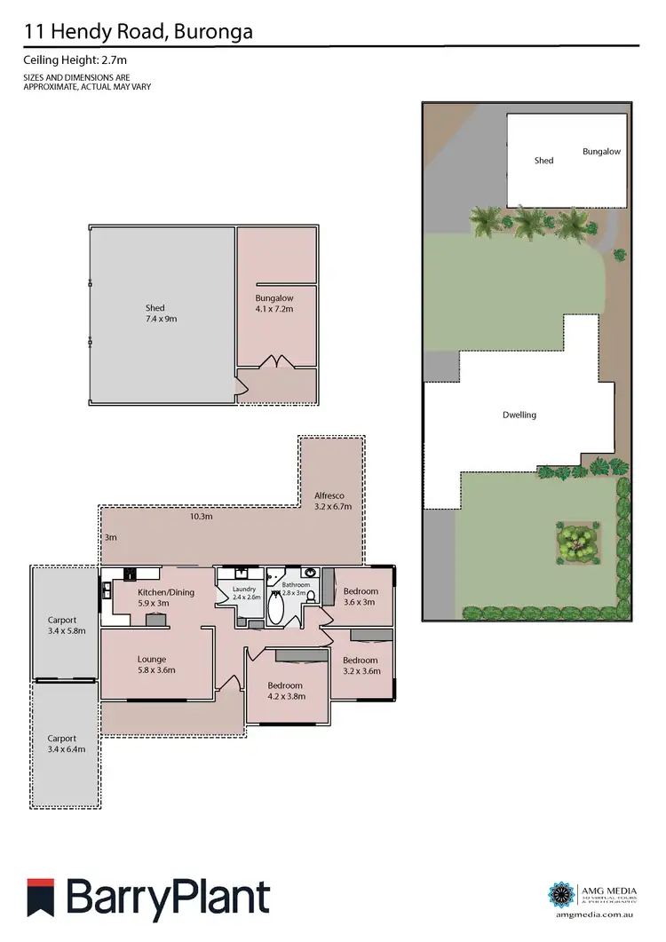 Floorplan of Homely house listing, 11 Hendy Road, Buronga NSW 2739