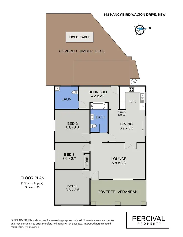 Floorplan of Homely house listing, 143 Nancy Bird Walton Drive, Kew NSW 2439
