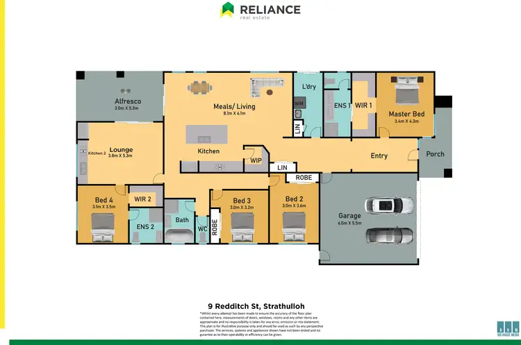 Floorplan of Homely house listing, 9 Redditch Street, Strathtulloh VIC 3338