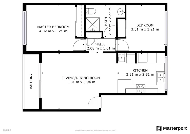 Floorplan of Homely unit listing, 5/312-316 Draper Street, Parramatta Park QLD 4870