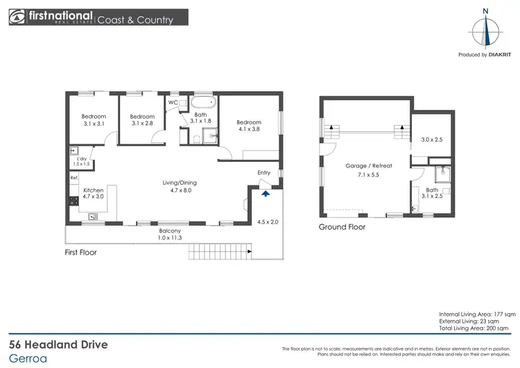 Floorplan of Homely house listing, 56 Headland Drive, Gerroa NSW 2534