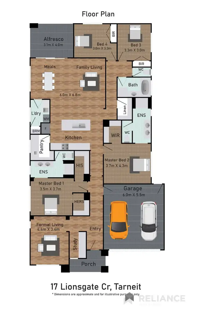 Floorplan of Homely house listing, 17 Lionsgate Crescent, Tarneit VIC 3029