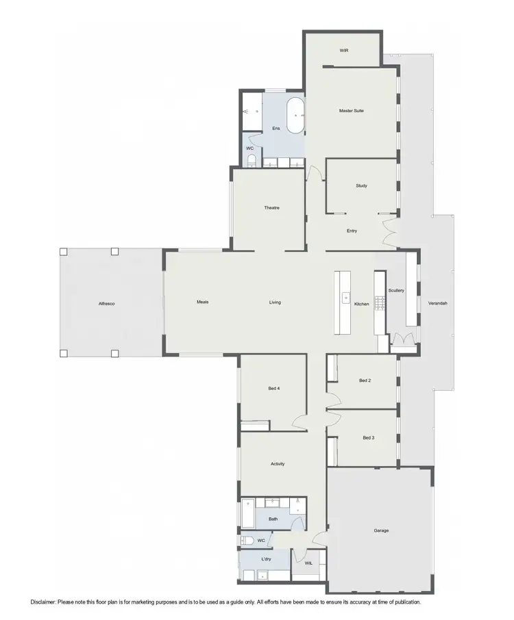 Floorplan of Homely rural property listing, 12330 South Western Highway, Benger WA 6223