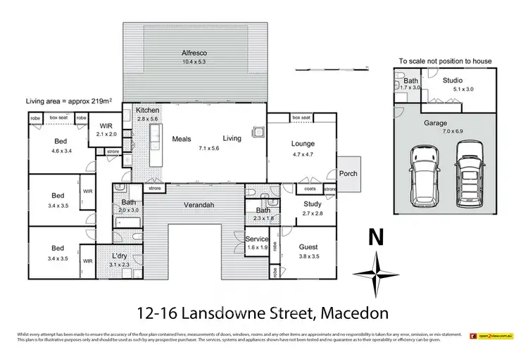 Floorplan of Homely house listing, 12-16 Lansdowne Street, Macedon VIC 3440