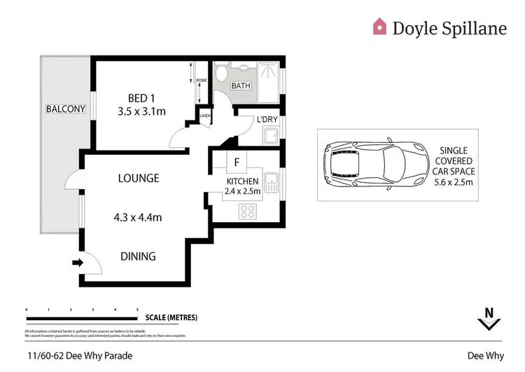 Floorplan of Homely apartment listing, 11/60 Dee Why Parade, Dee Why NSW 2099