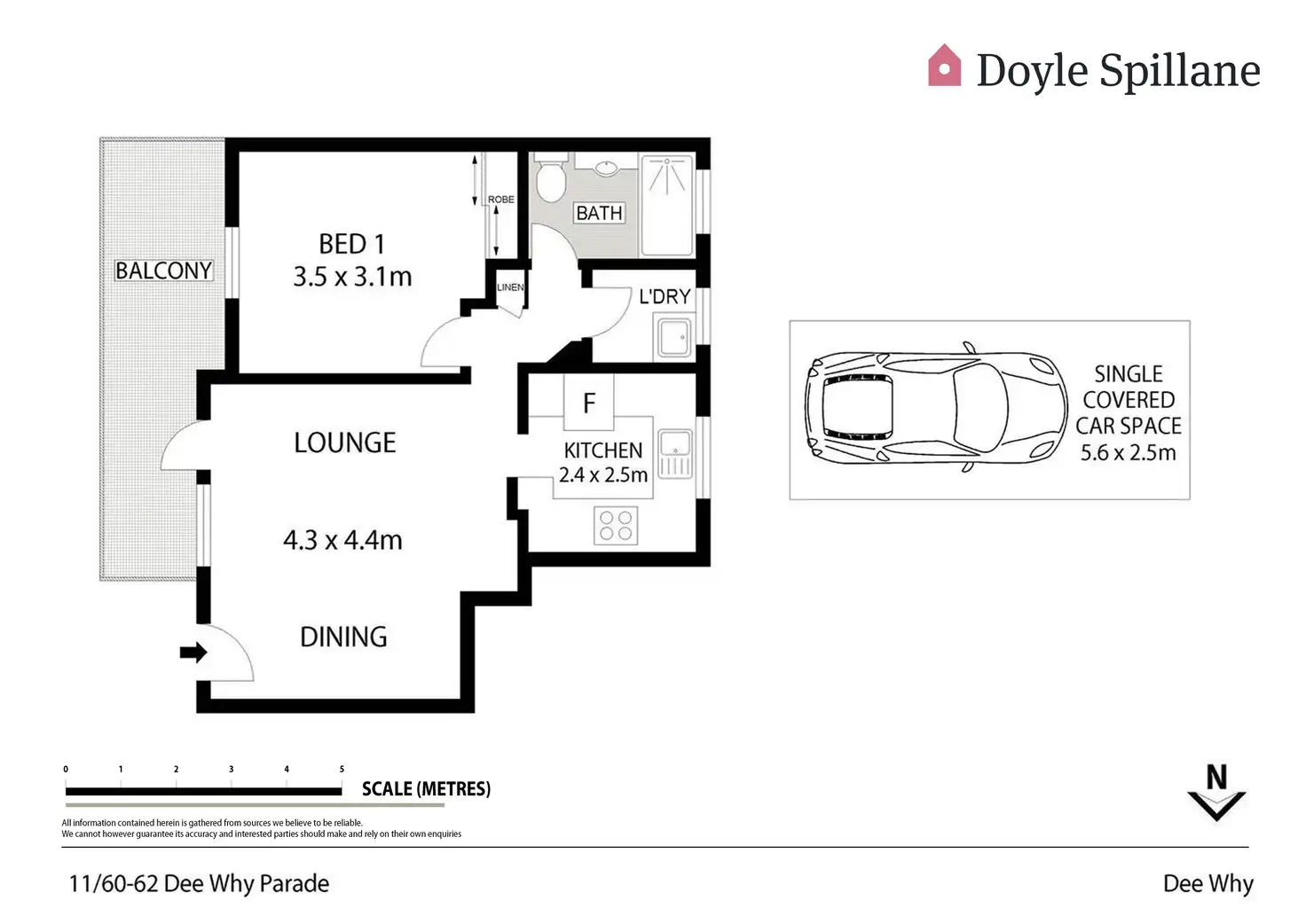 Floorplan of Homely apartment listing, 11/60 Dee Why Parade, Dee Why NSW 2099