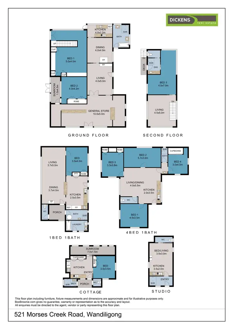 Floorplan of Homely house listing, 521 Morses Creek Road, Wandiligong VIC 3744