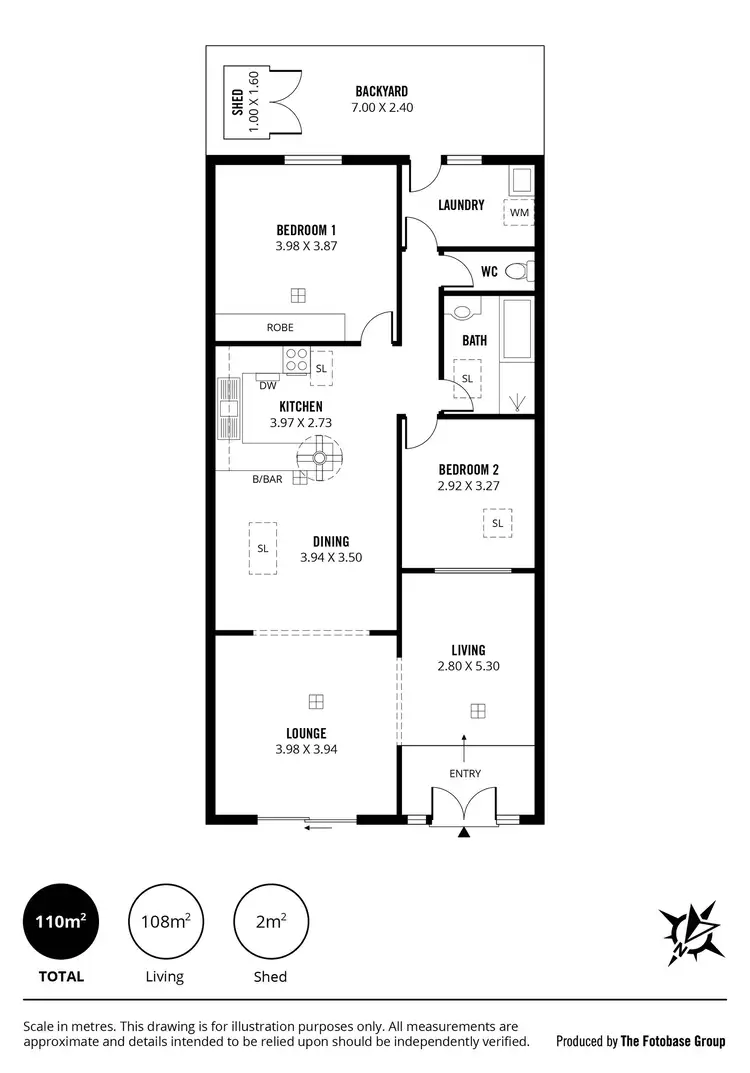 Floorplan of Homely unit listing, 3/12 Stonehouse Avenue, Camden Park SA 5038