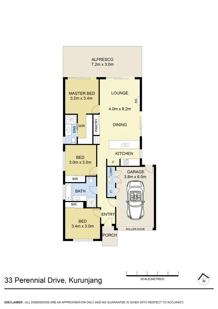 Floorplan of Homely house listing, 33 Perennial Drive, Kurunjang VIC 3337