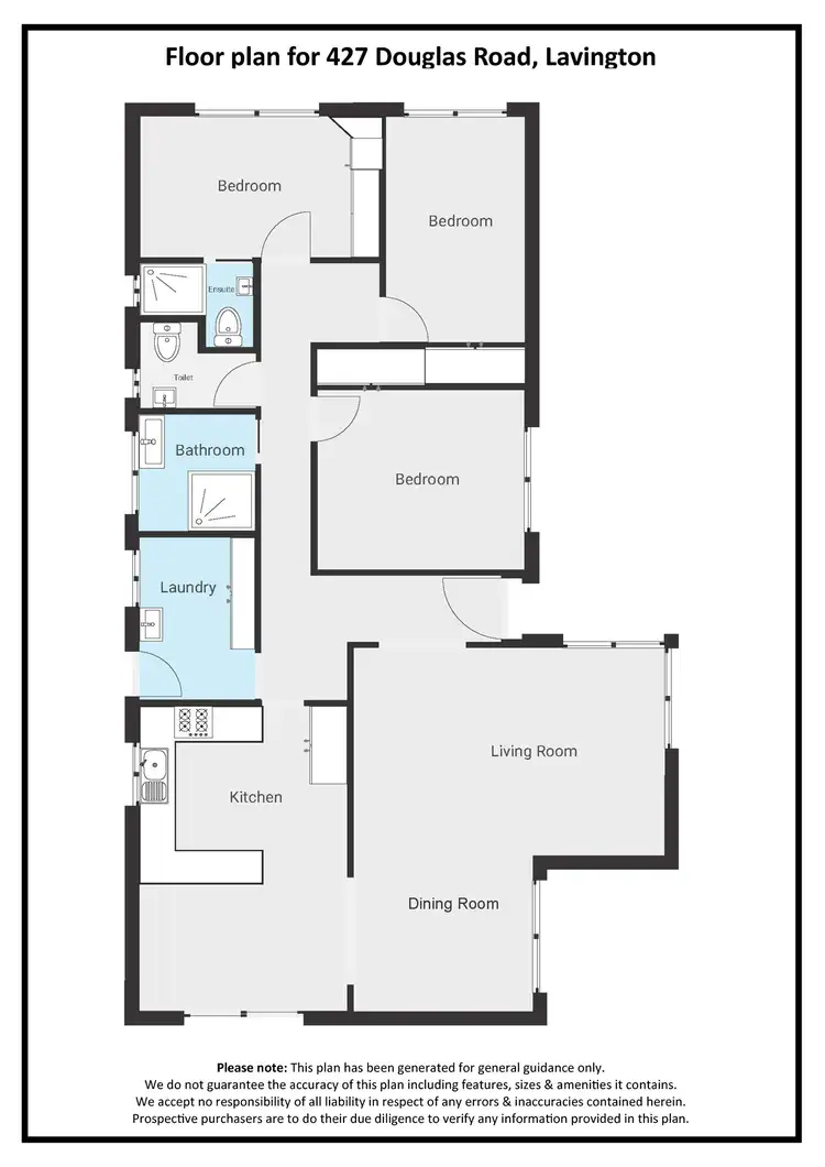 Floorplan of Homely house listing, 427 Douglas Road, Lavington NSW 2641