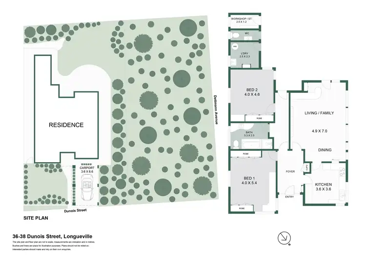 Floorplan of Homely house listing, 36-38 Dunois Street, Longueville NSW 2066