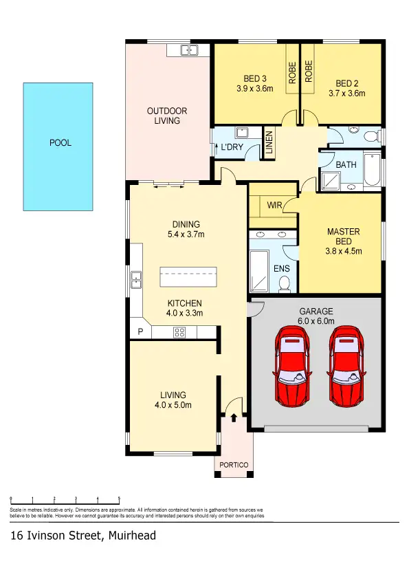 Floorplan of Homely house listing, 16 Ivinson Street, Muirhead NT 810