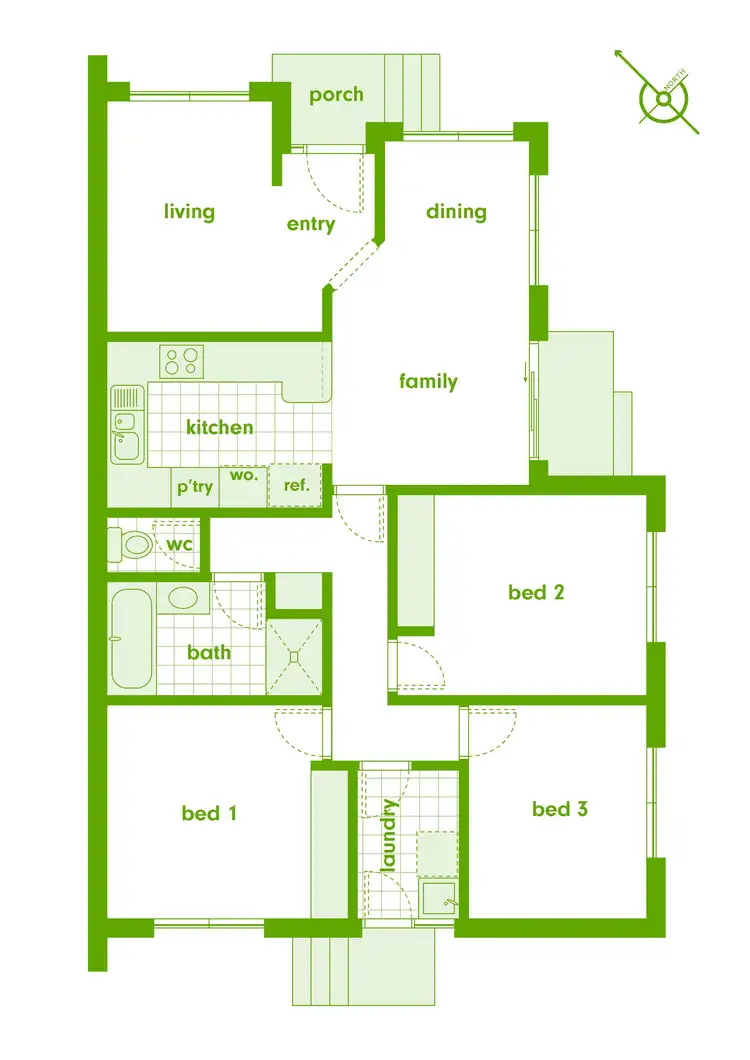 Floorplan of Homely house listing, 11 Hammill Close, Calwell ACT 2905