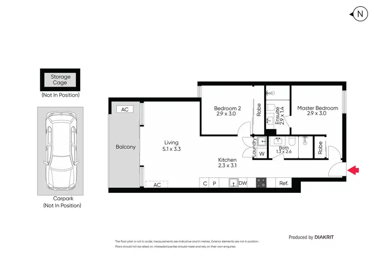 Floorplan of Homely apartment listing, 104/252 Bay Road, Sandringham VIC 3191