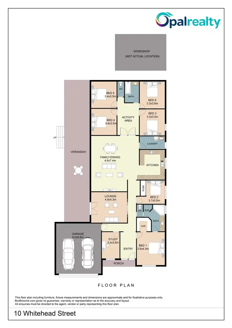 Floorplan of Homely house listing, 10 Whitehead Street, Singleton WA 6175