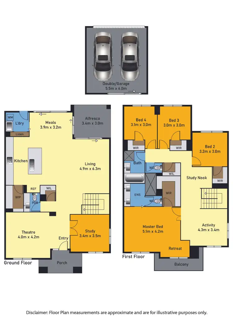 Floorplan of Homely house listing, 7 Atlantis Drive, Point Cook VIC 3030
